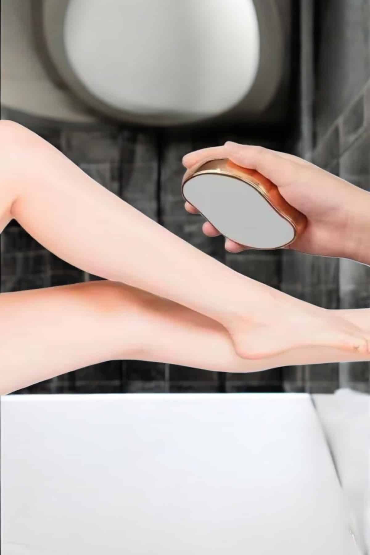 Crystal Eraser Epilasyon Aleti Tüy Silgisi Tüy Alıcı Kristal Epilatör Ağda - Görsel 4