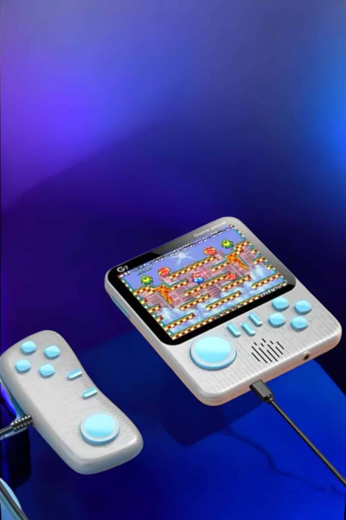 El Atarisi 3.5 inç Ekran Çift Konsol 666 Adet Retro Oyun Gamepad - Görsel 3