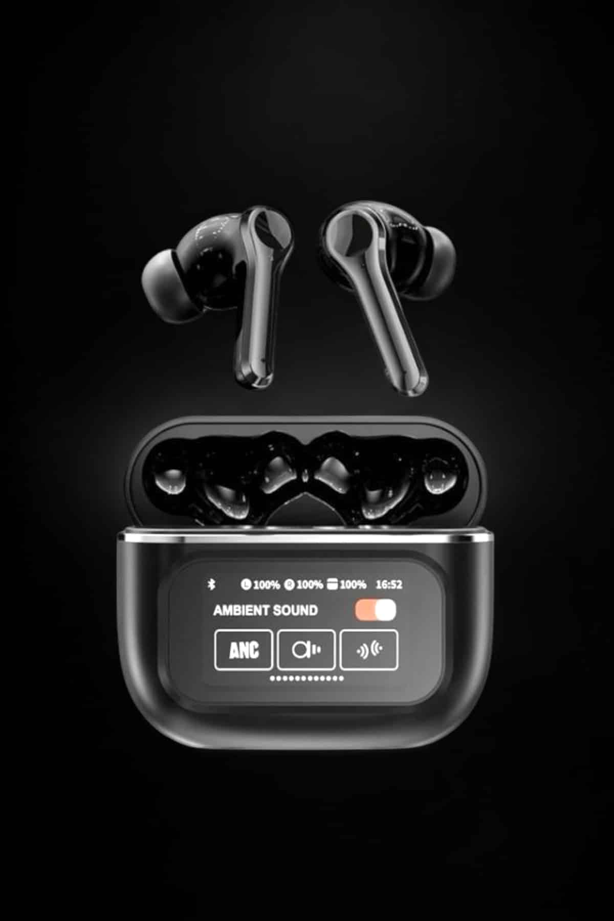 Yeni Nesil Bluetooth Kulaklık Ekranlı Yüksek Ses Kaliteli Uzun Şarj Süreli - Görsel 5