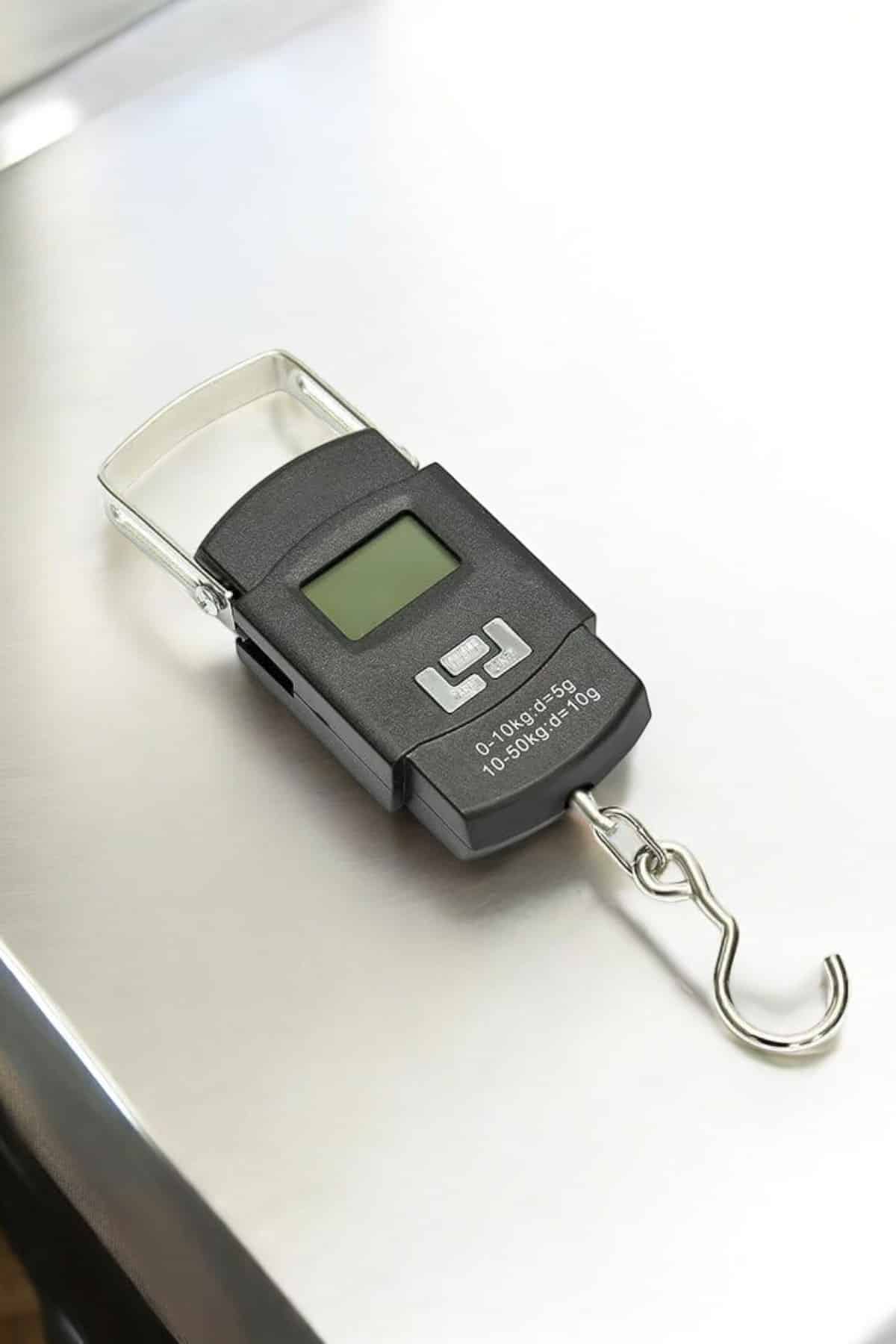 Ağırlık Ölçer 50 Kg El Terazisi El Kantarı Pilli Led Ekran - Görsel 3