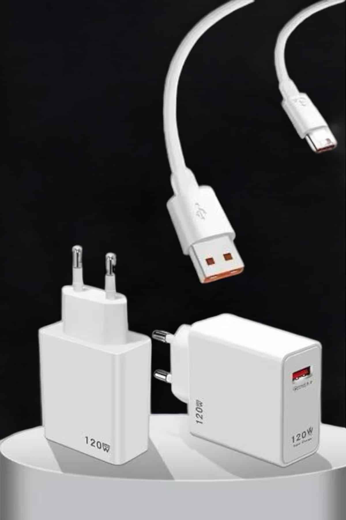 Type-C 120W Şarj Aleti Hızlı Şarj Turbo - Görsel 2