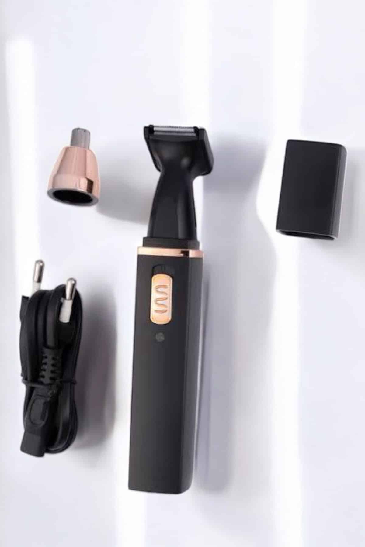 Tıraş Makinesi Kulak Burun ve Yüz Temizleyici Şarjlı Mini - Görsel 2