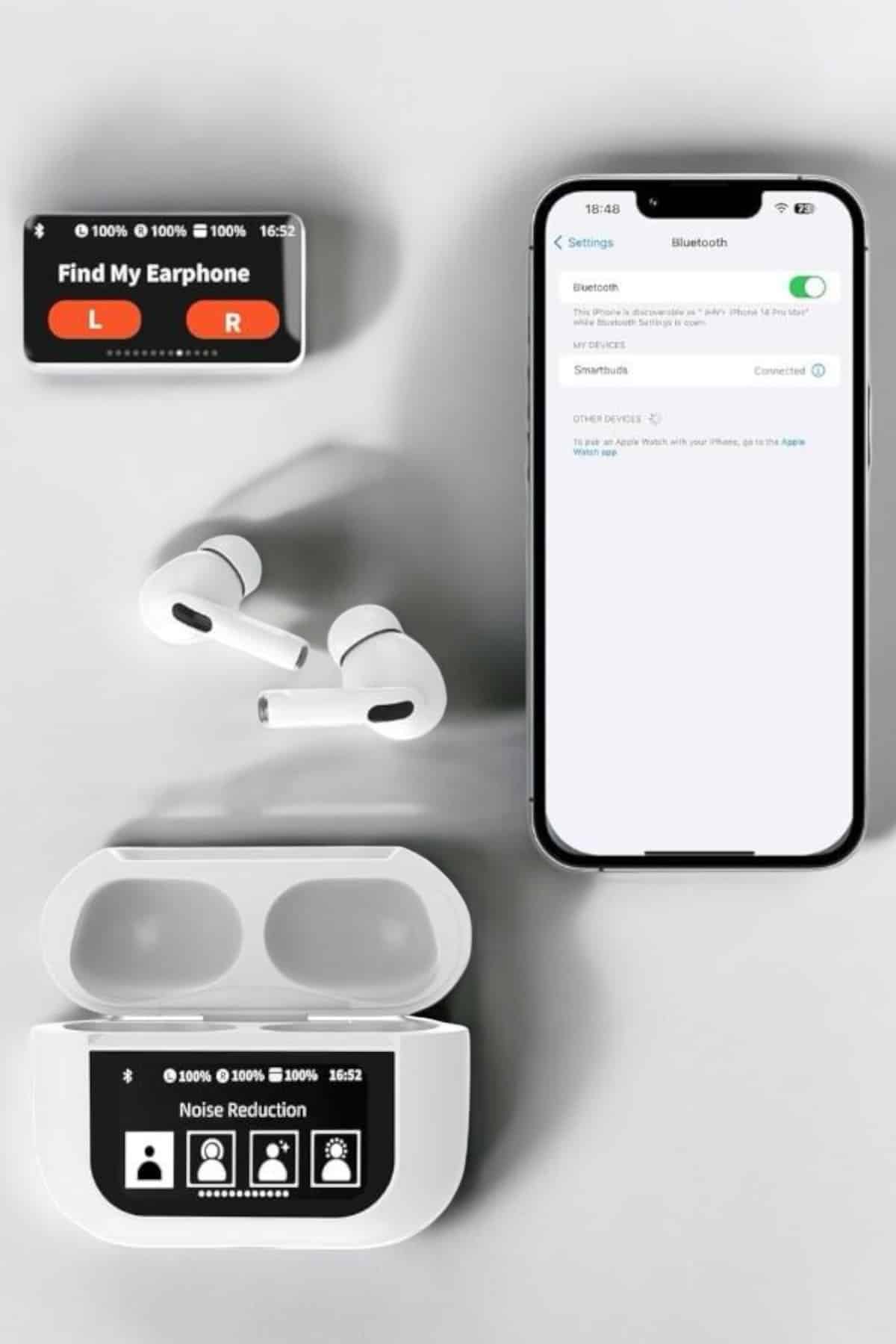 Bluetooth Kulaklık Kulakiçi Güçlü Ses Kaliteli Sesli Asistan - Görsel 3