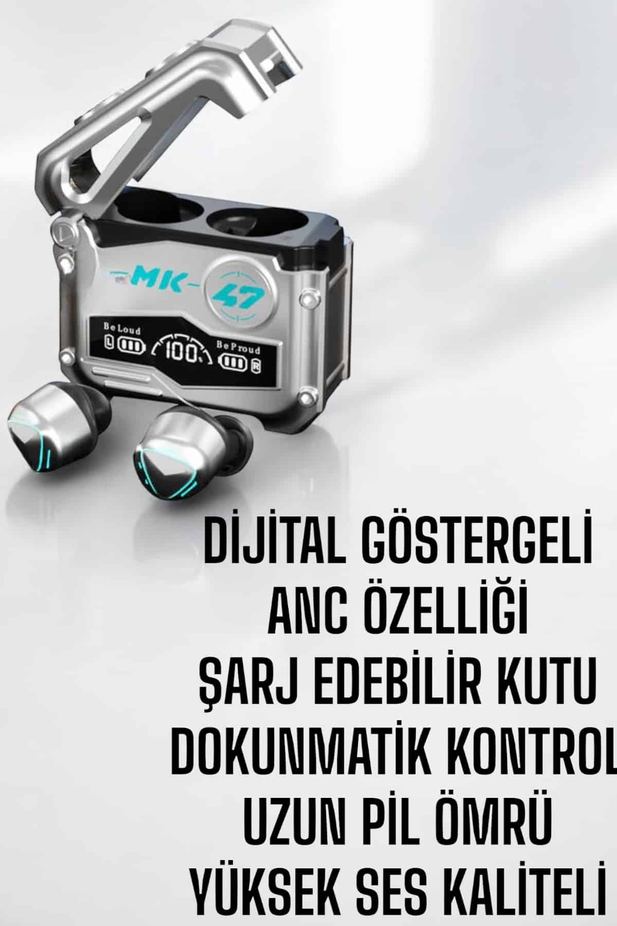 Oyuncu Kulaklığı Bluetooth Bağlantılı ANC Özelliği 5.0 Bluetooth - Görsel 2
