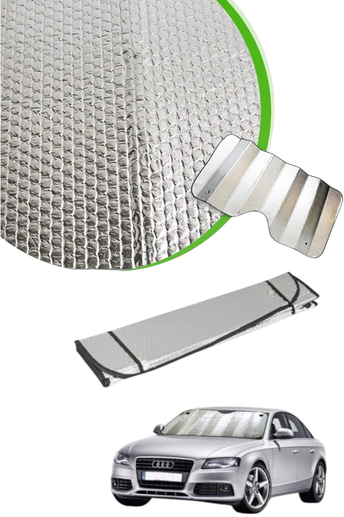 Oto Güneşlik Isı Önleyici Tüm Araçlara Uyumlu UV Işınlarına Karşı - Görsel 4