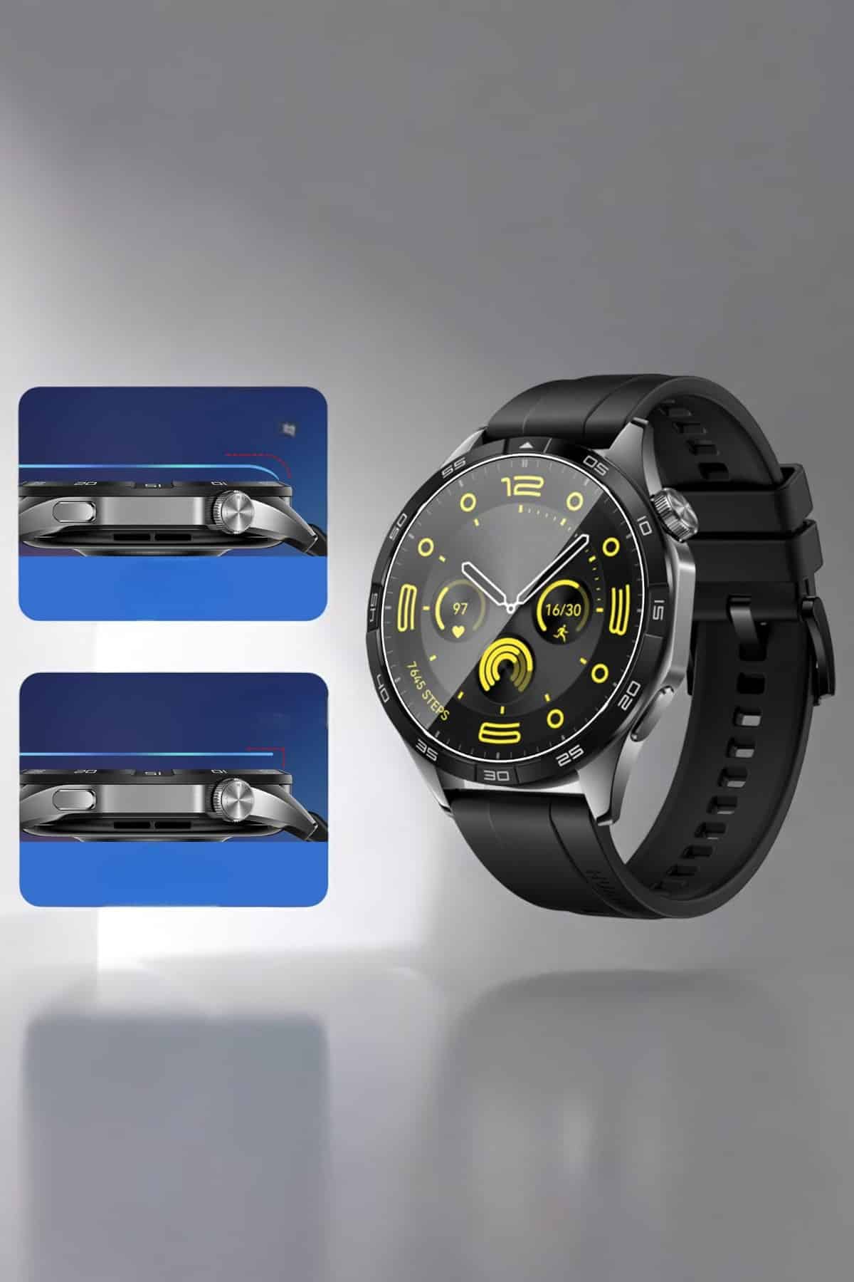 Akıllı Saat Bildirim Görme Amoled Ekran GPS Uyumlu Sesli Görüşme - Görsel 3