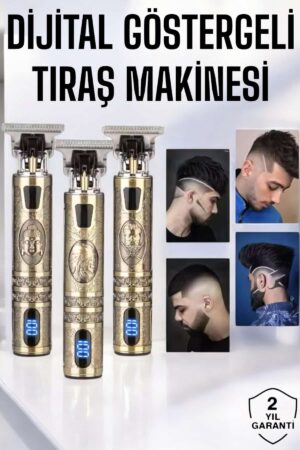 Tıraş Makinesi Çizik Tıraş Paslanmaz Çelik Uzun Ömürlü Şarjlı