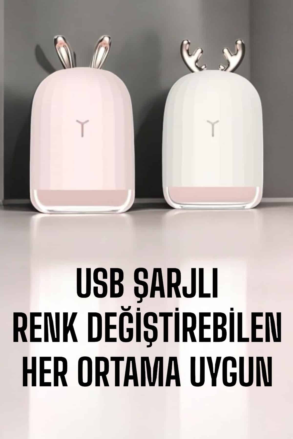 Hava Nemlendirici Aromaterapi Hava Temizleyici Renk Değiştirebilen - Görsel 2