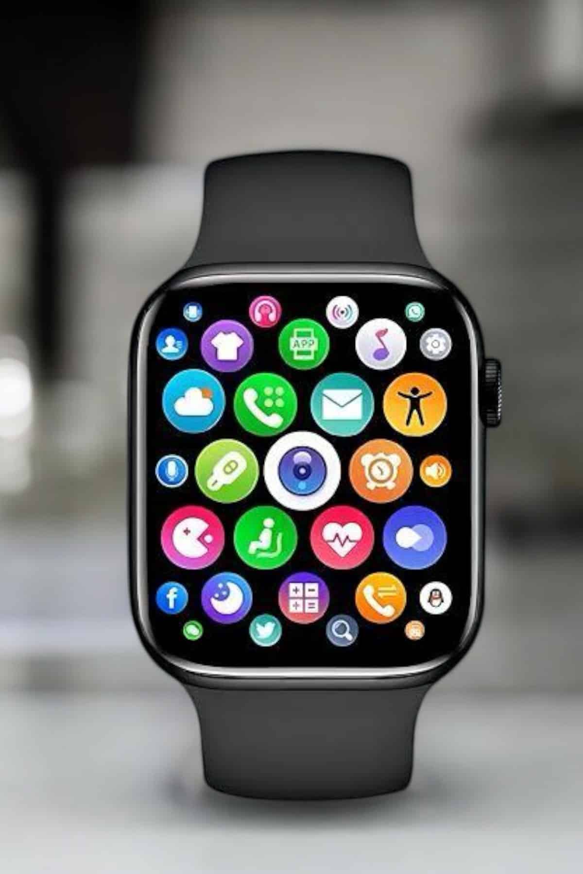 Akıllı Saat Amoled Ekran Yeni Nesil Bluetooth Bağlantılı - Görsel 4