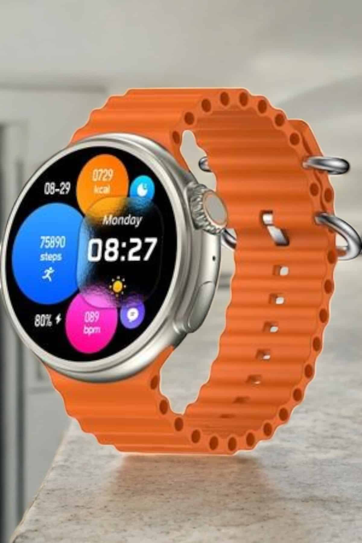 Akıllı Saat 7 Kordonlu Yeni Nesil Arama Cevaplayan Çok Fonksiyonlu - Görsel 4