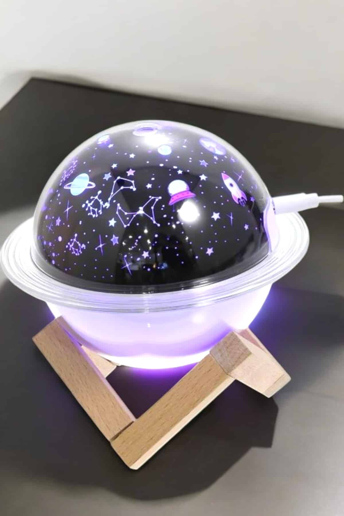 Hava Nemlendirici Projeksiyon Görünümlü USB Bağlantılı Aromaterapi - Görsel 3