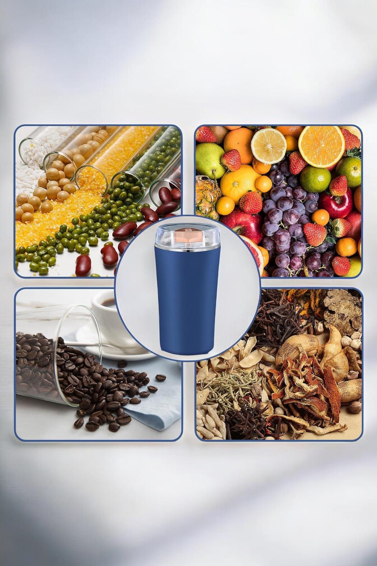 Taşınabilir Kahve & Baharat Öğütücü Kolay Temizlenebilir ve Uzun Ömürlü Paslanmaz Çelik - Görsel 2