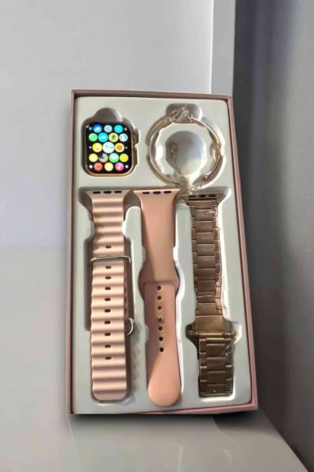 Akıllı Saat Adımsayar Nabız Takibi ve GPS Destekli Kadınlara Özel - Görsel 4