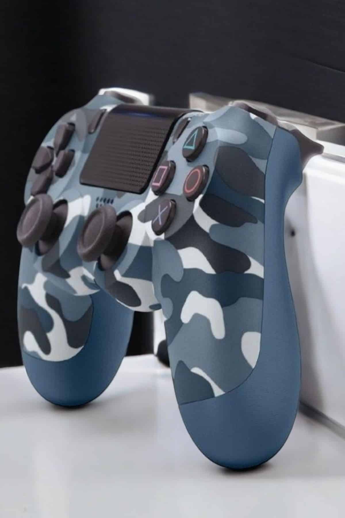 PS4 Oyun Kolu Kamuflaj Desenli Joystick - Görsel 2