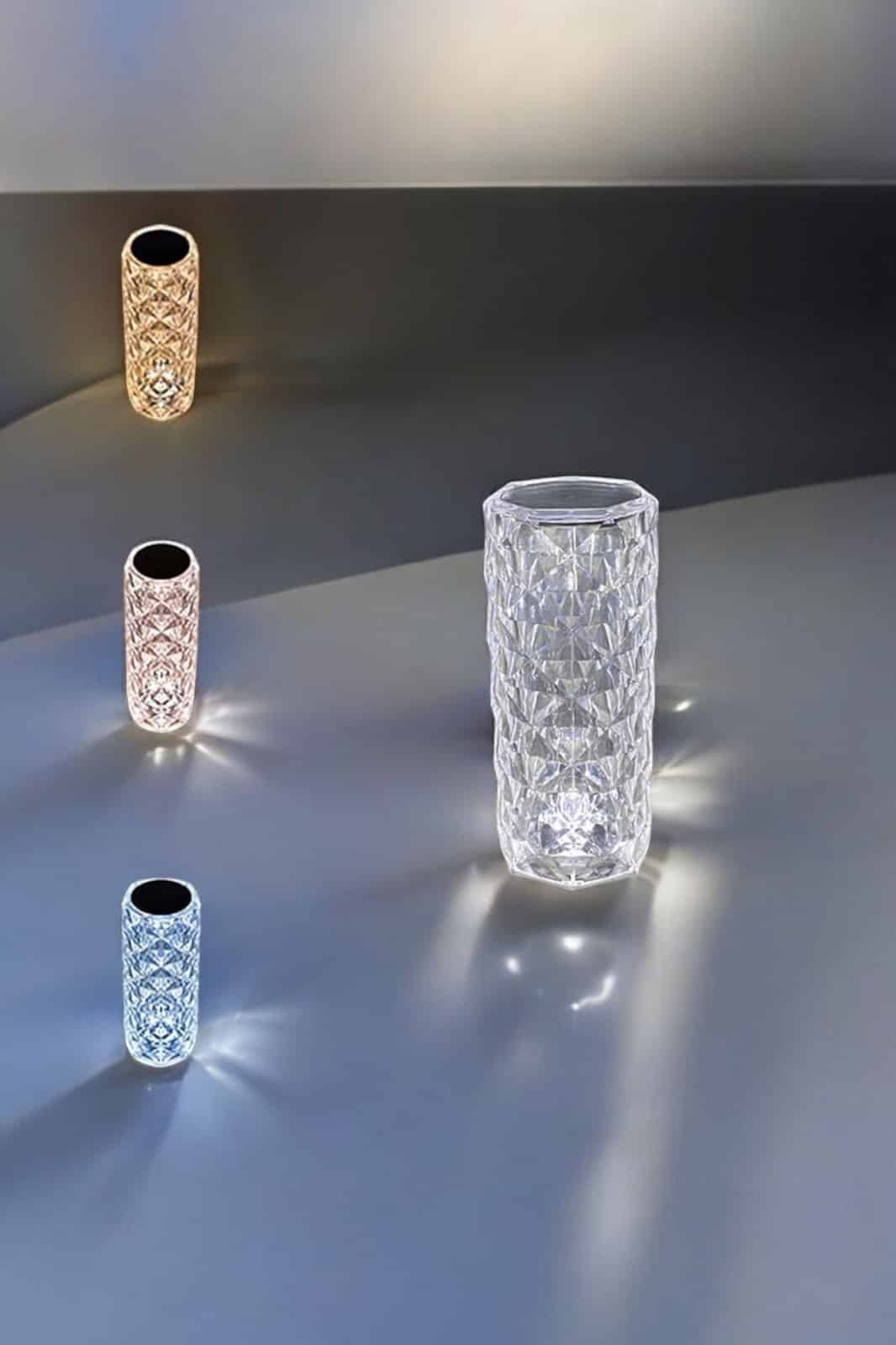 Dokunmatik Kristal Gece Lambası Hediyelik - Görsel 4