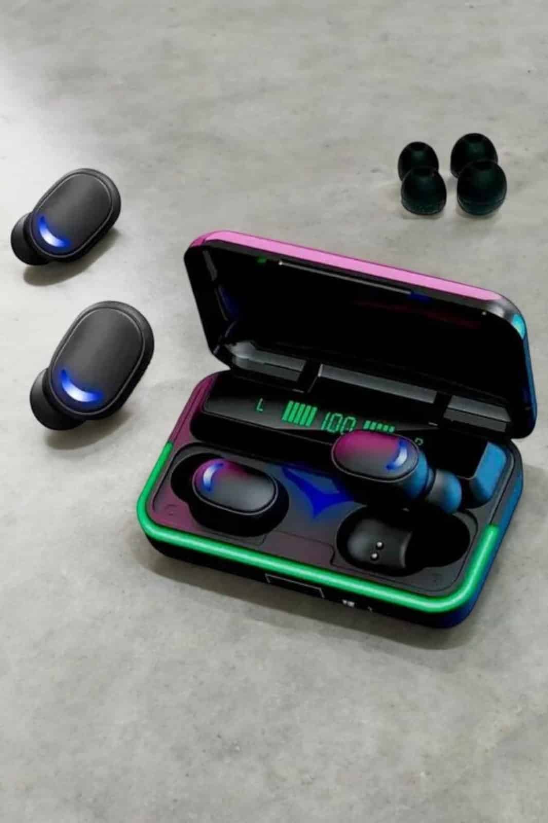 Android Ve İOS Uyumlu Bluetooth Bağlantılı Powerbankli Kulaklık - Görsel 2