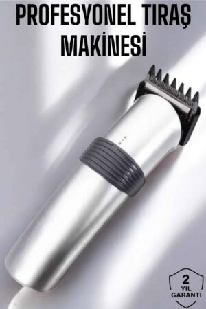 Erkeklere Özel Şarjlı Saç ve Sakal Kesme Tıraş Makinesi Seti