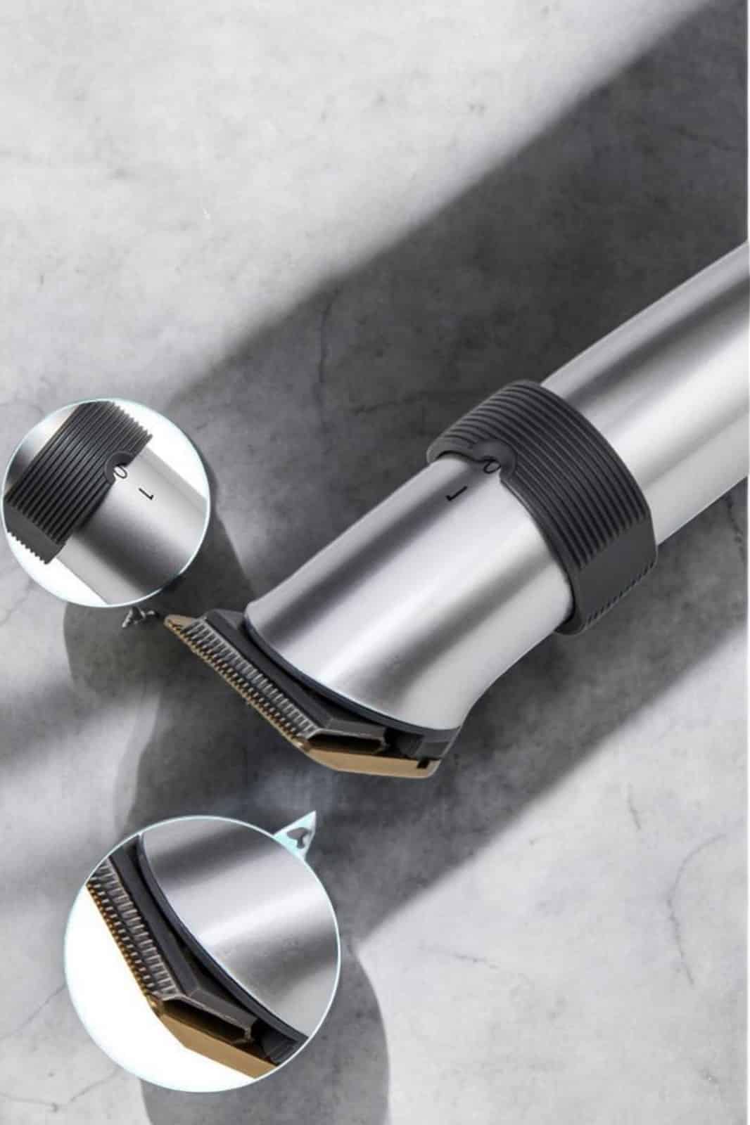 Erkeklere Özel Şarjlı Saç ve Sakal Kesme Tıraş Makinesi Seti - Görsel 4