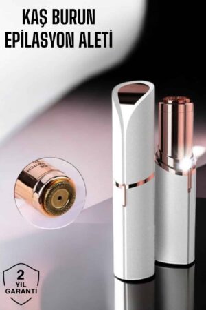 Taşınabilir ve Şık Yüz Kaş Epilatörü Hassas Ciltlere Özel