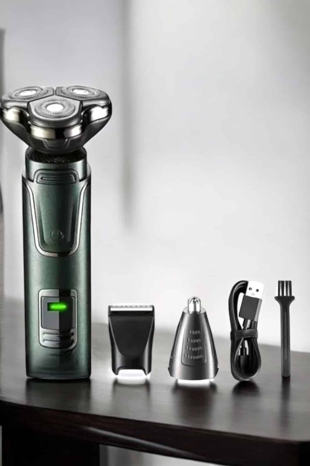 Yüksek Performanslı 3 Başlıklı Profesyonel Tıraş Makinesi - Görsel 2