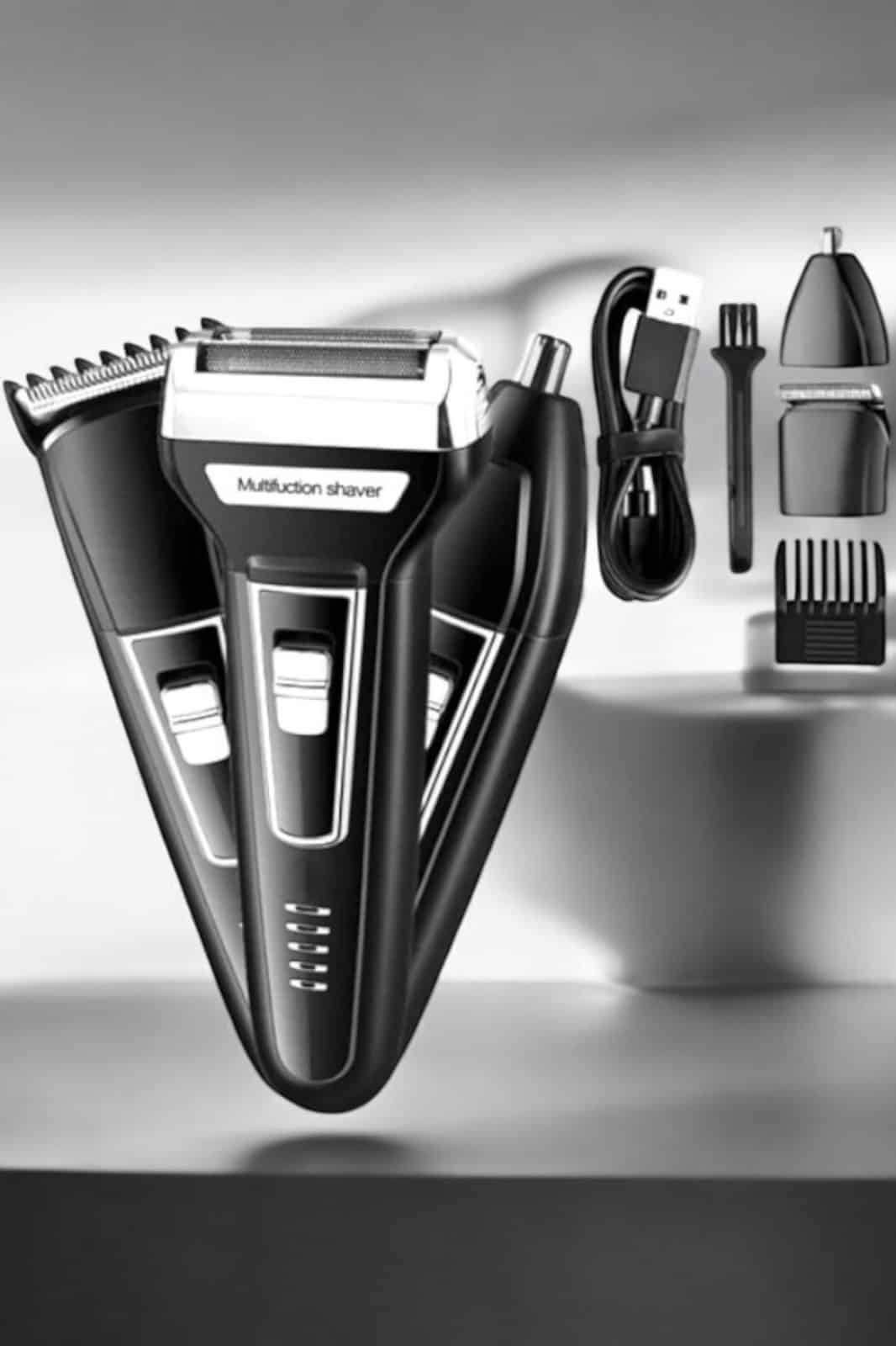 3 Başlıklı Kulak Ve Burun Tıraş Makinesi Erkeklere Özel - Görsel 2