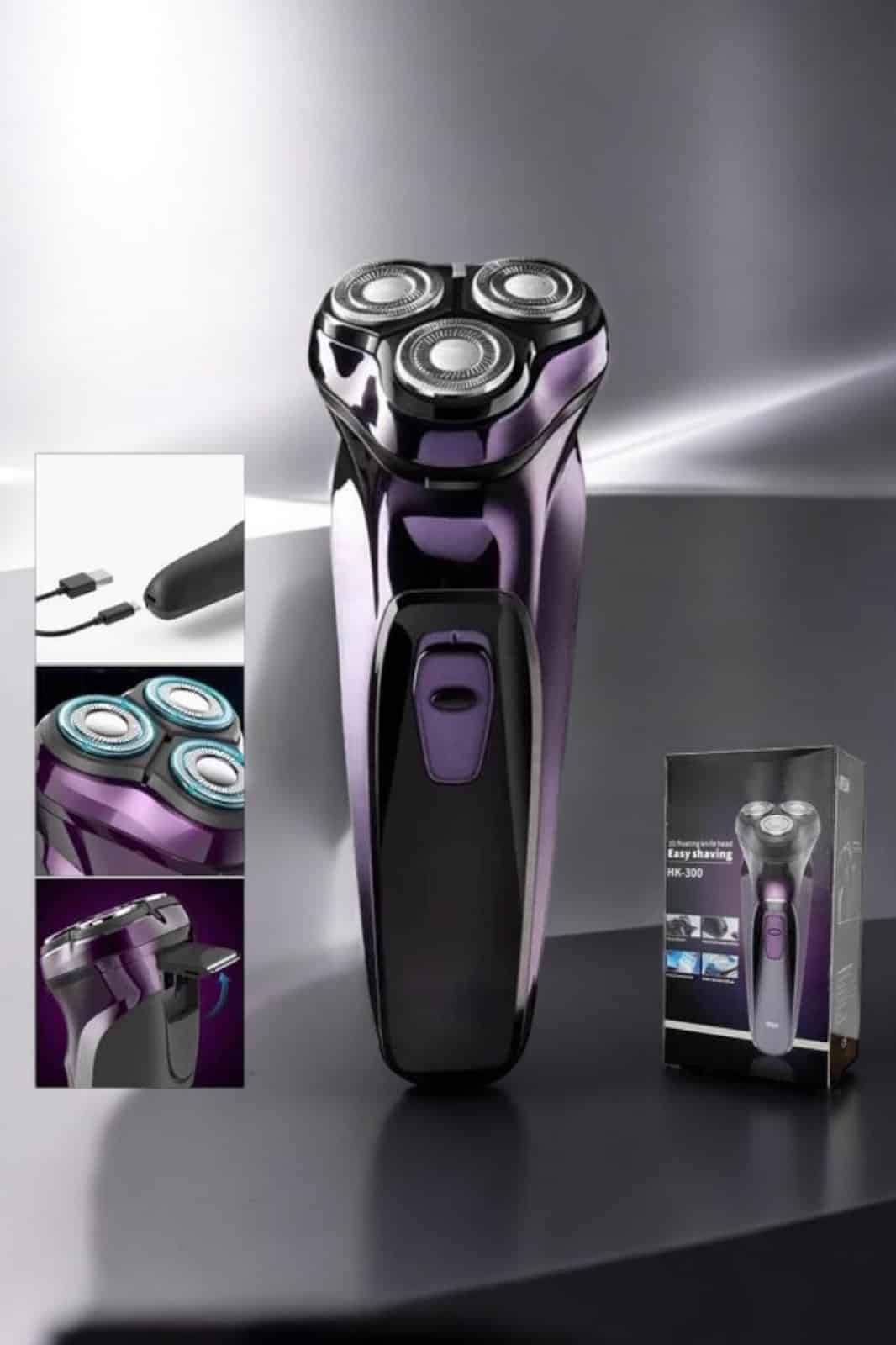 Profesyonel Şarjlı Saç ve Sakal Tıraş Makinesi Hassas Kesim - Görsel 4