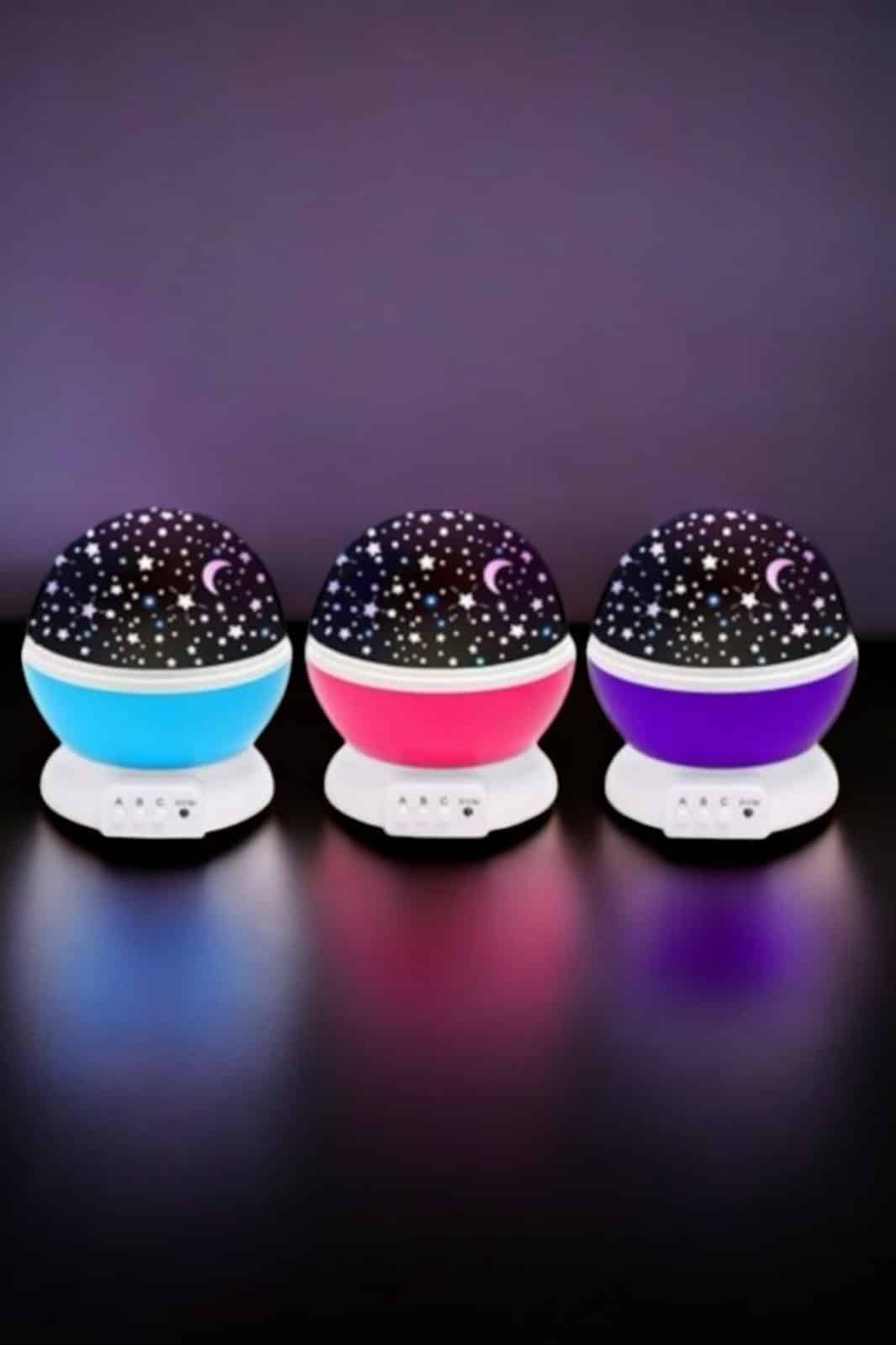 Mavi ve Mor Işıklı Projeksiyon Lambası - Görsel 3