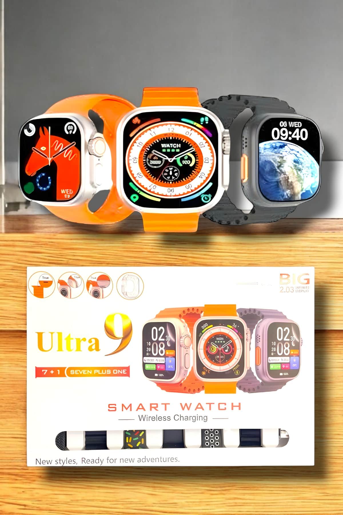 Akıllı Saat Bluetooth Bağlantılı 2.09 İnç HD Ekran ve Çok Yönlü Sağlık Takibi - Görsel 5