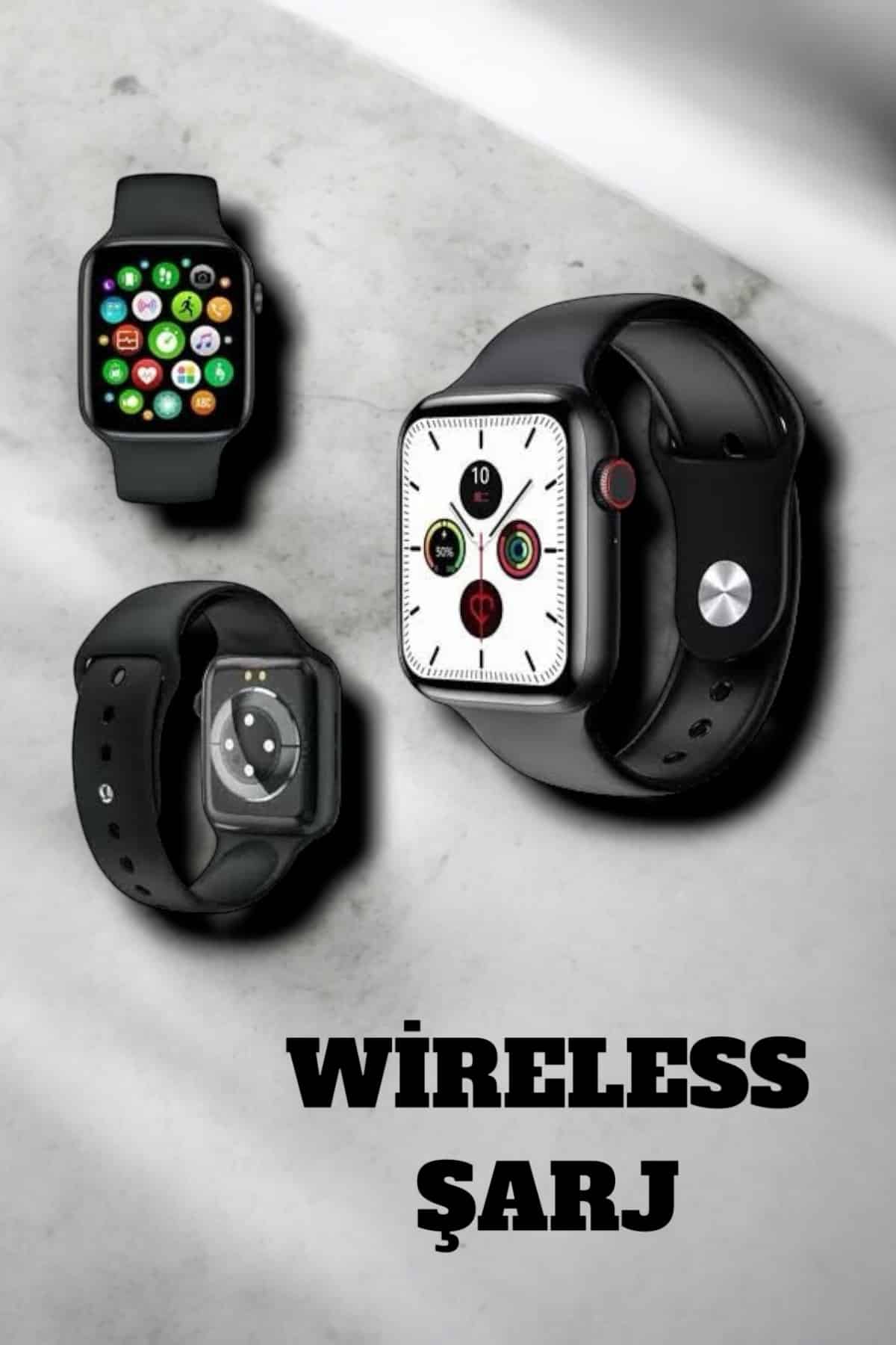 Akıllı Saat Sağlık Takibi ve Akıllı Özelliklerle Donatılmış Modern Akıllı Saat - Görsel 5