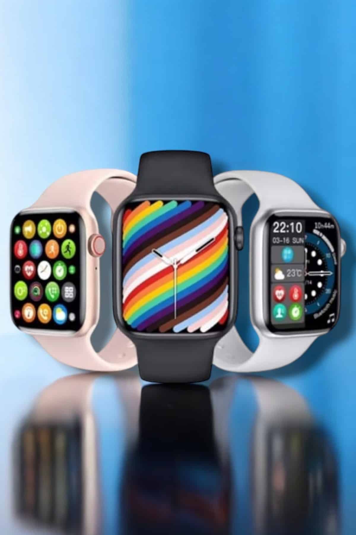 Akıllı Saat iOS ve Android ile Uyumlu Şık ve Çok Fonksiyonlu - Görsel 2