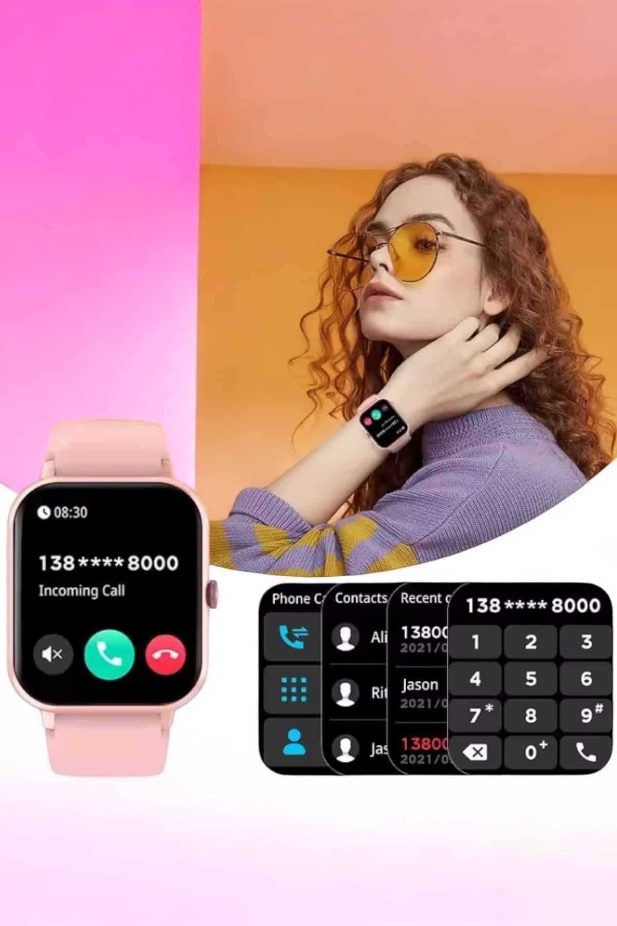Akıllı Saat iOS ve Android ile Uyumlu Şık ve Çok Fonksiyonlu - Görsel 5