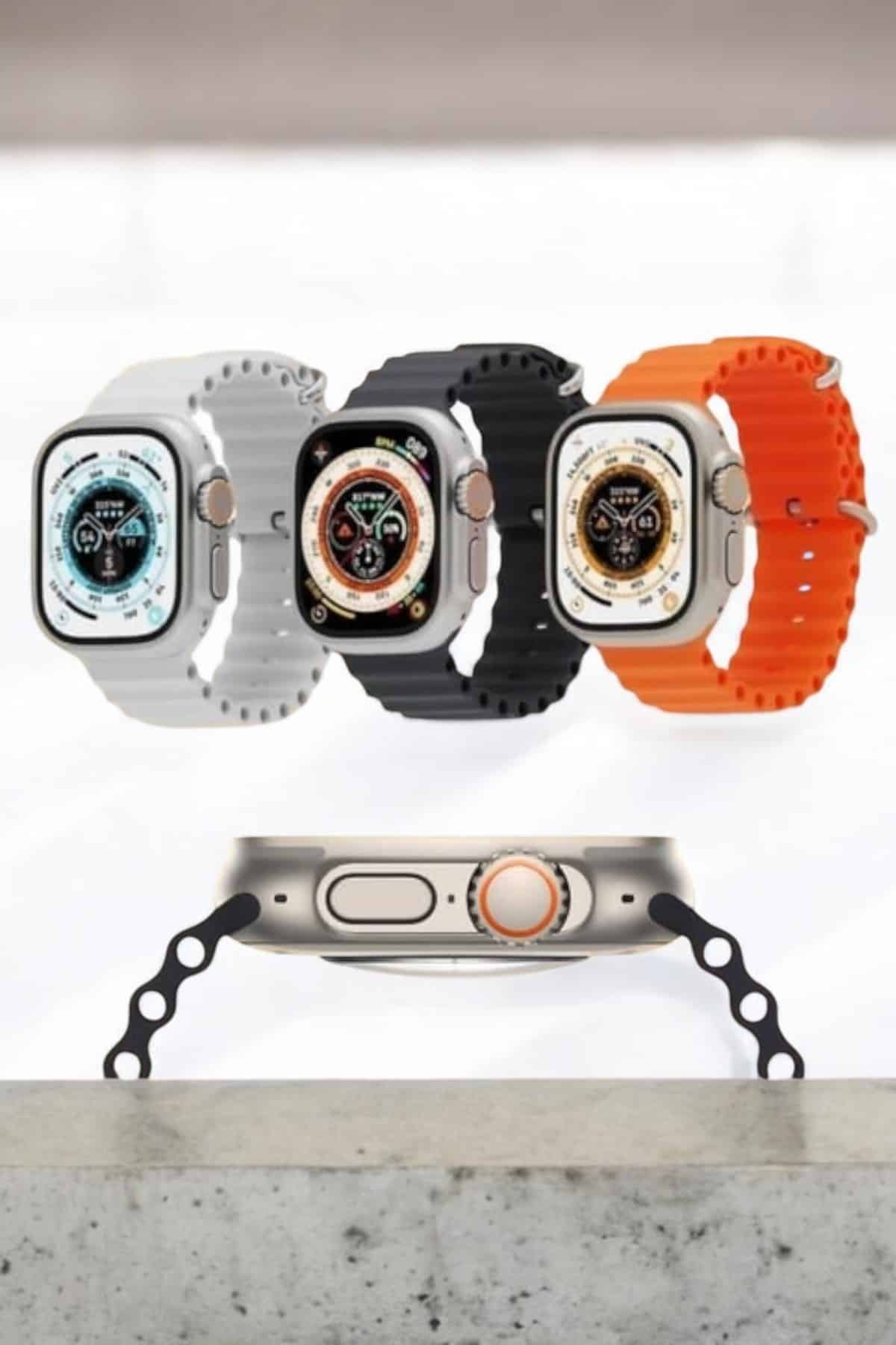 Bluetooth Bağlantılı 49MM Dokunmatik Akıllı Saat Sağlık ve Spor Takip Özellikli - Görsel 5