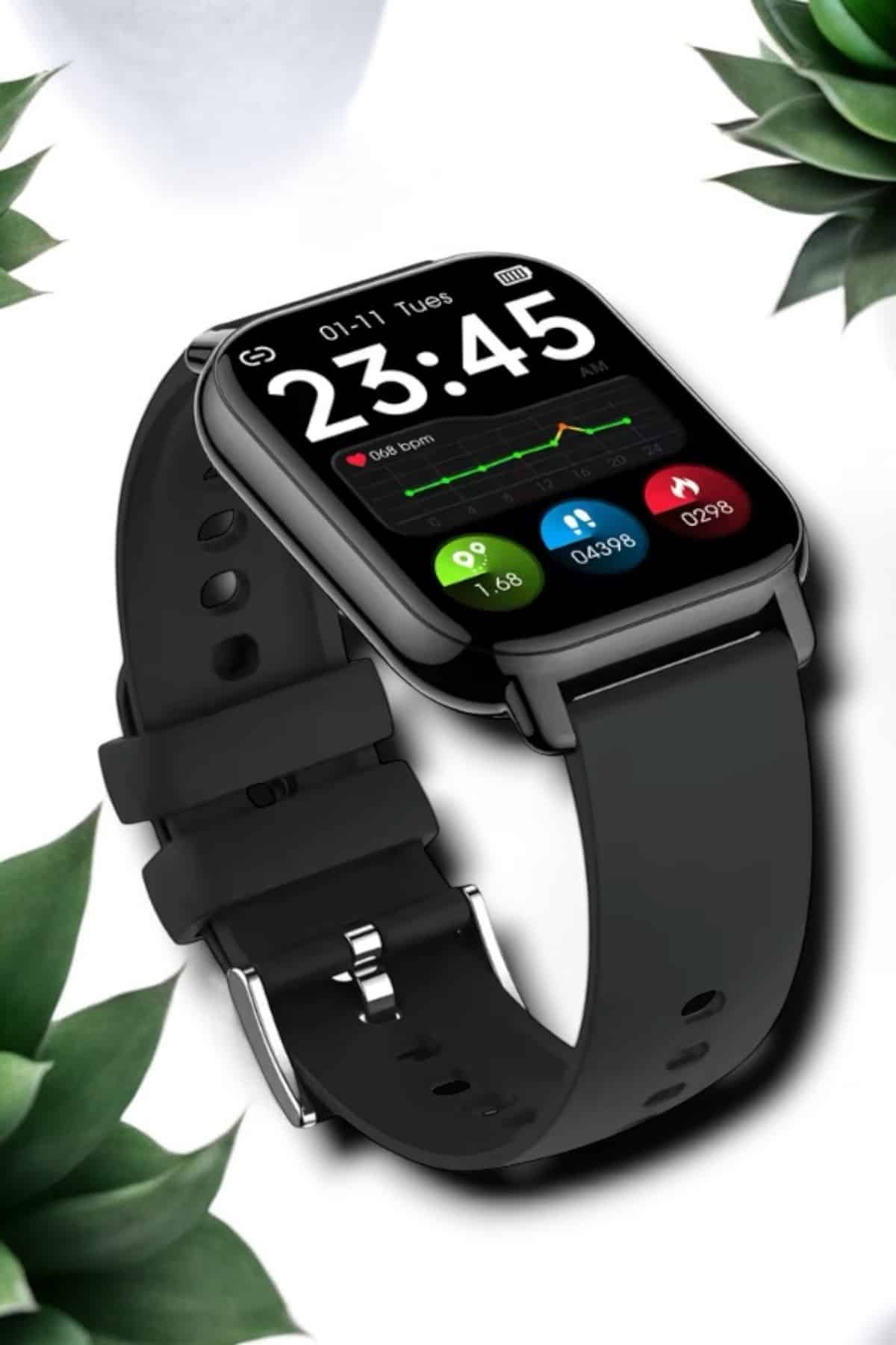 Suya Dayanıklı Bluetooth Akıllı Saat GPS Adımsayar Nabız & Sağlık Takibi - Görsel 2