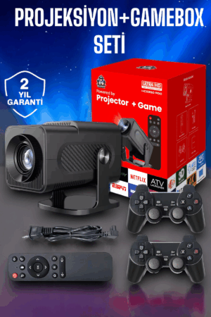 Bluetooth ve Yüksek Çözünürlükle Donatılmış Kompakt Projeksiyon Cihazı