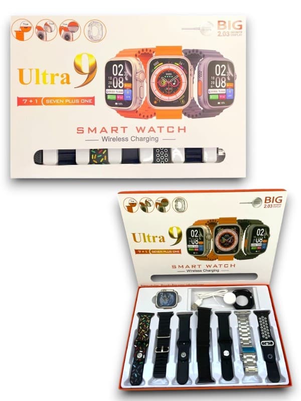 WATCH9 7 KORDONLU AKILLI SAAT - Görsel 3