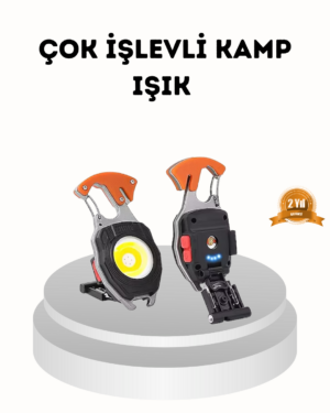 Şarj Edilebilir Çok Amaçlı Mini Fener – Güvenlik Düdüklü Kompakt ve Hafif Tasarım