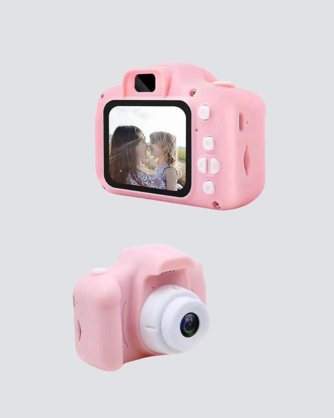 Pembe Mini 1080p HD Çocuk Kamera – 8MP Video KaydıTF Kart Destekli - Görsel 2