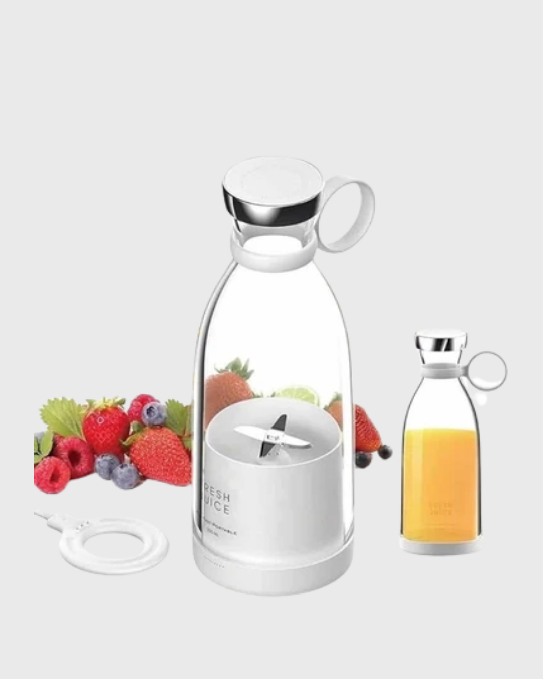 Şarjlı Portatif Blender – Gıda Sınıfı Malzeme 10 Kullanımlık Pil Mini Boy ve Hafif Tasarım - Görsel 2