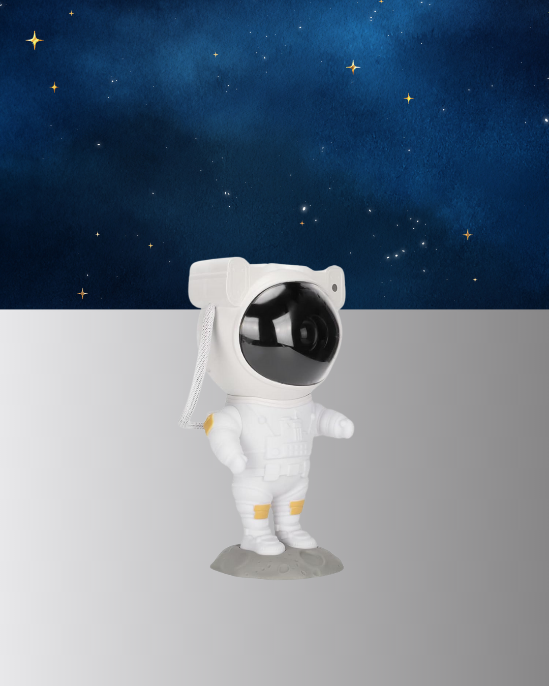 Astronot Şekilli Galaxy Projeksiyon Lambası Nebula Efektli Dekoratif Lamba - Görsel 5