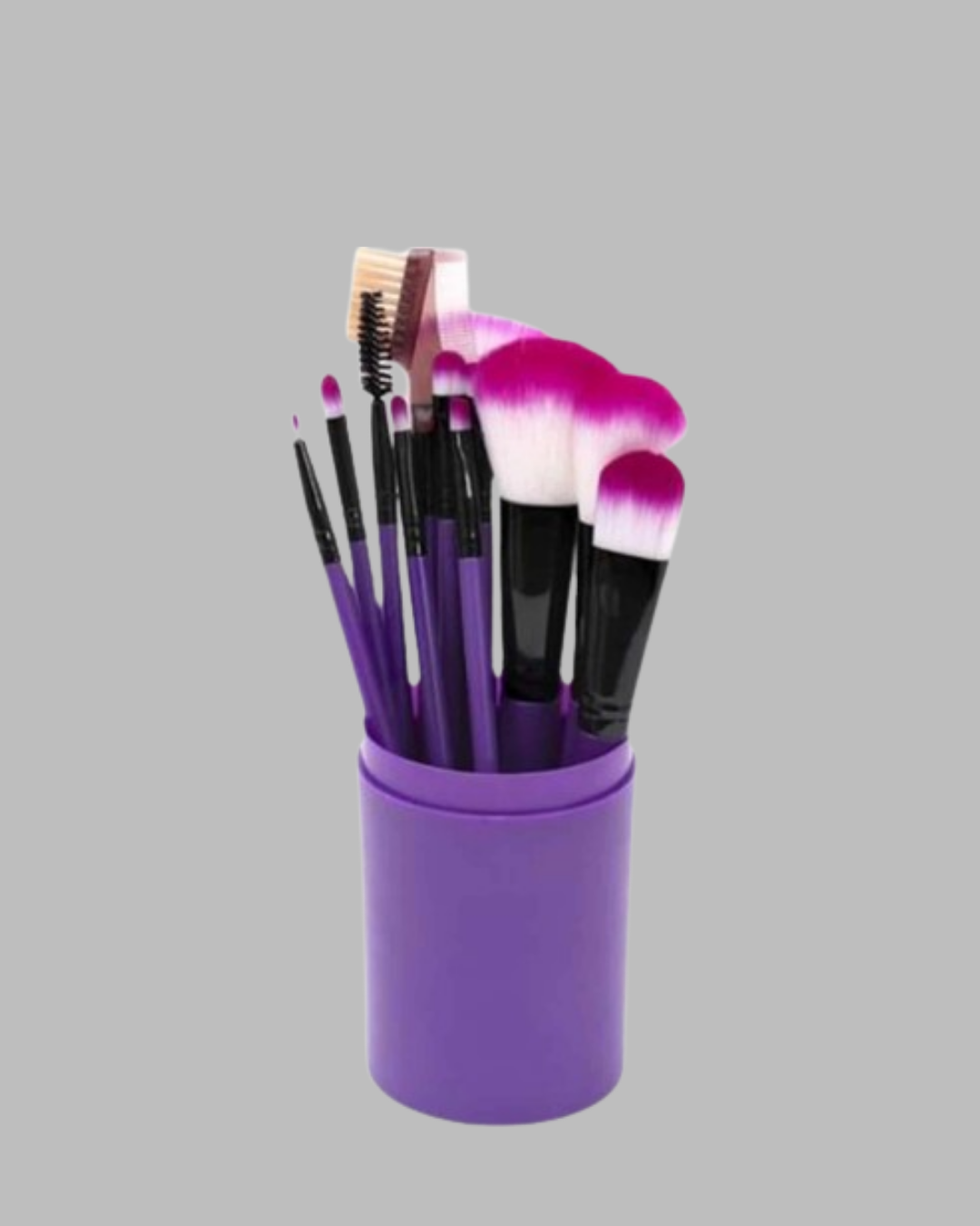 Doğal Görünüm Sağlayan Yumuşak Kıllı 12 Parça Makyaj Fırça Seti Günlük ve Profesyonel Kullanıma Uygun - Görsel 4