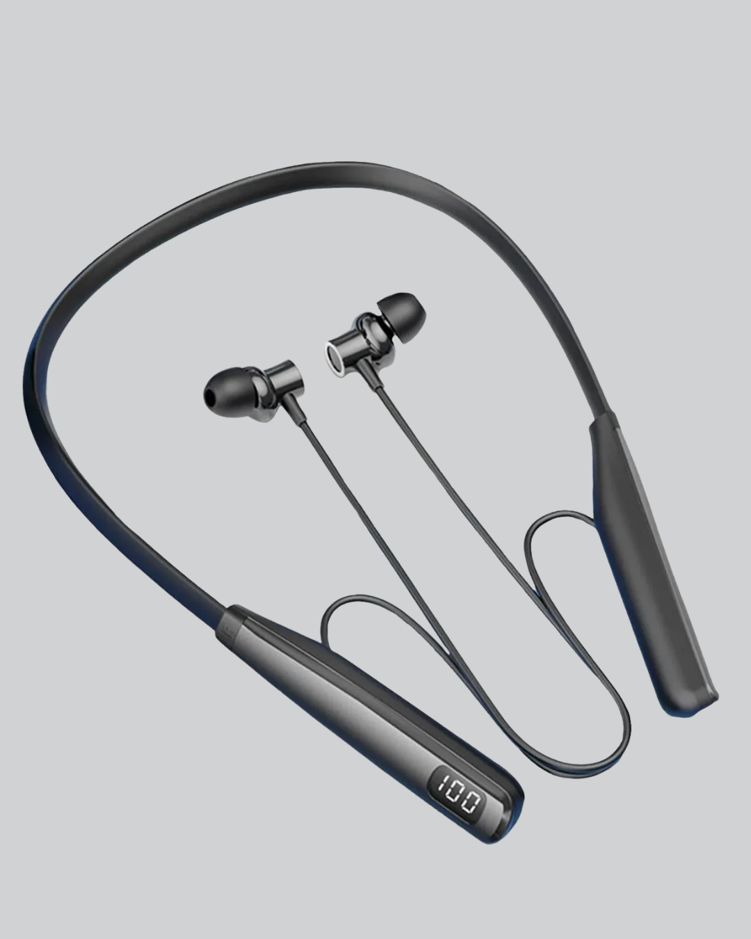 Y12 Bluetooth Kablosuz Kulaklık – LCD Pil Ekranı Kompozit Diyafram Dokunmatik Panel - Görsel 2