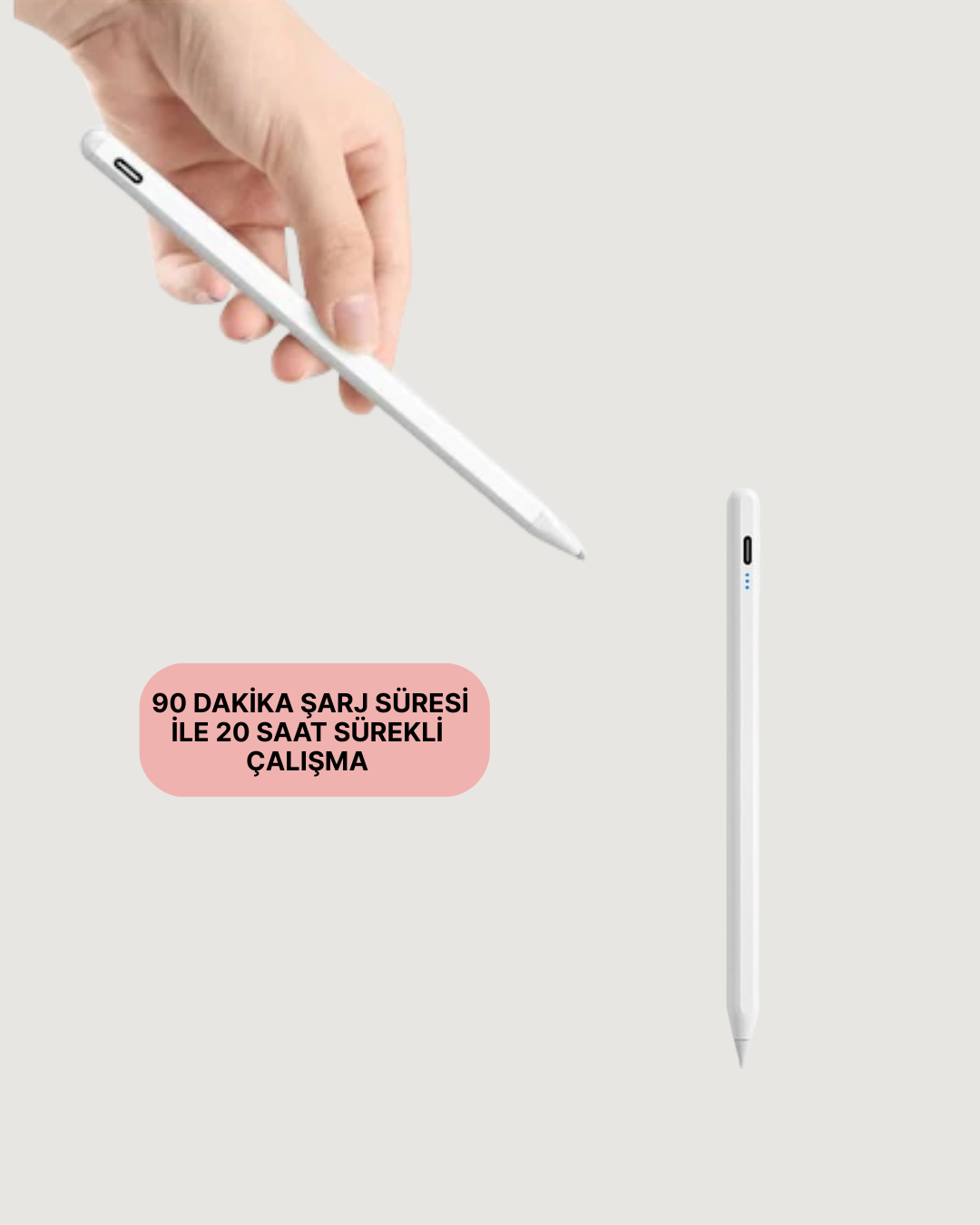 Eğim Sensörlü Dijital Kalem – Yüksek Hassasiyetli 10 mm Uç Uzun Pil Ömrü - Görsel 2