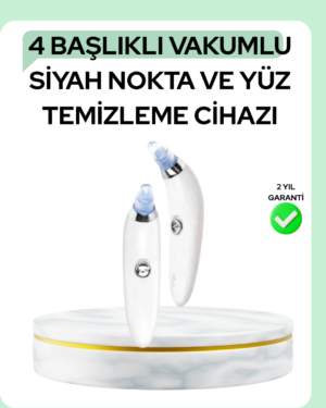 Gözenek Açıcı Buhar Etkili Vakumlu Siyah Nokta Temizleyici – Farklı Cilt Tiplerine Uygun
