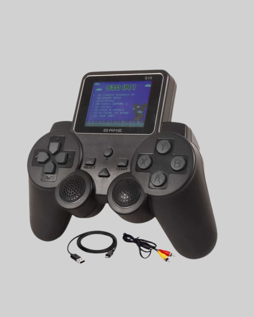 500 Oyunlu Nostaljik El Tipi Oyun Konsolu Taşınabilir Şarjlı Cihaz Renkli Ekran ve TV Destekli - Görsel 3