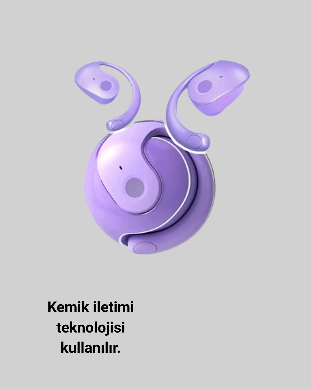 kulak arkası Bluetooth Kulaklık Gürültü Azaltma - Görsel 5