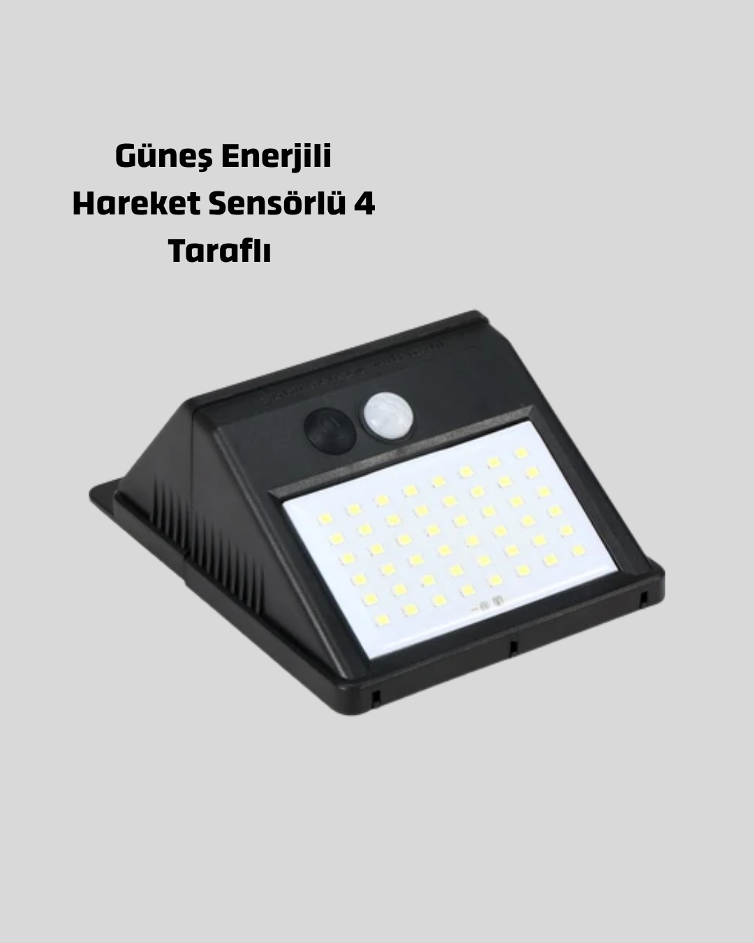 Solar LED Bahçe Aydınlatma – Hareket Sensörlü Güneş Paneliyle Şarj Olan IP65 Dayanıklı - Görsel 4