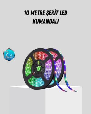 Smart Şerit LED Işık – Uzaktan Kumandalı USB Girişli Müzik Modlu