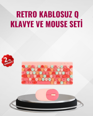 Kablosuz Bluetooth Klavye – Çoklu Cihaz Desteği Akıllı Güç Tasarrufu
