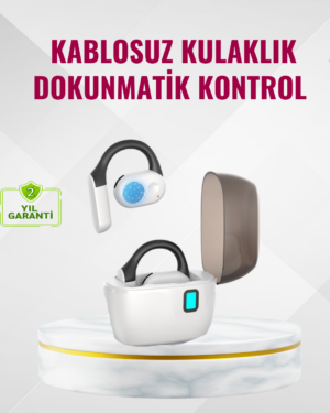TWS Bluetooth Kulaklık – Otomatik Şarj Taşınabilir Şarj Kutusu
