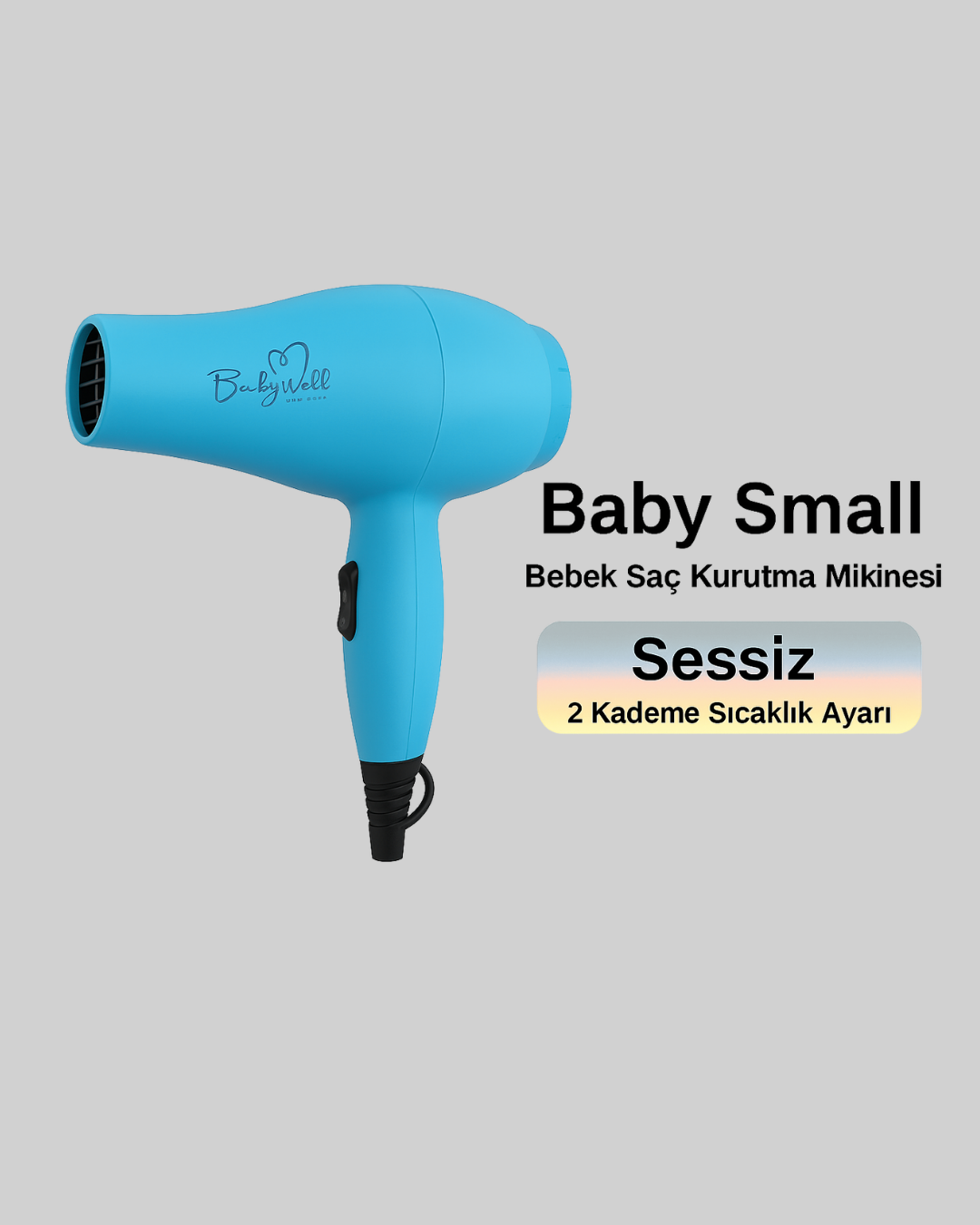 Çocuklara Uygun Saç Kurutma Makinesi – Güvenli Yumuşak ve Nazik Kurutma Deneyimi - Görsel 2